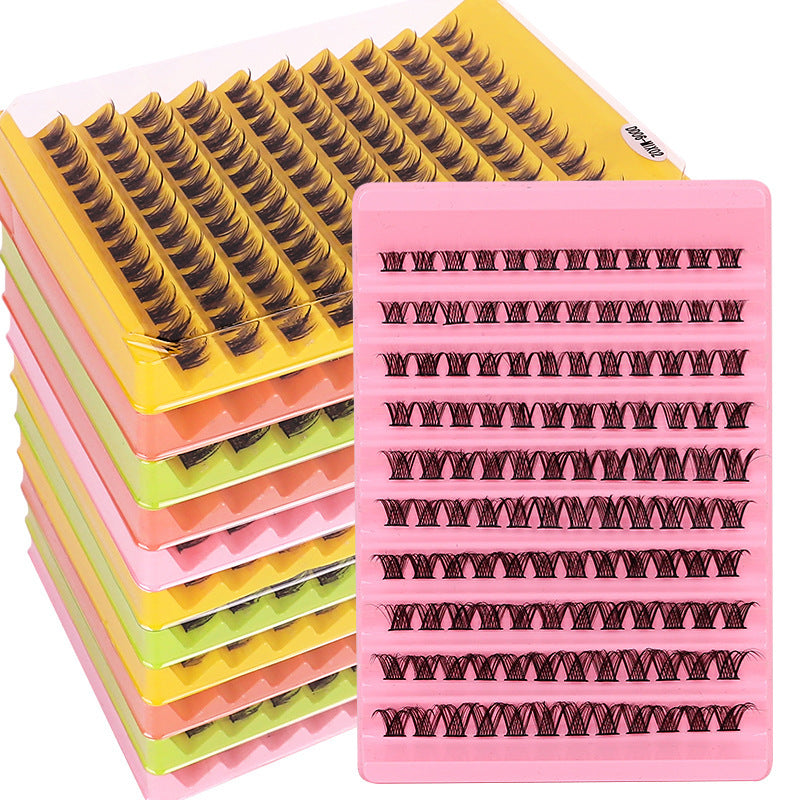 Segmented False Eyelashes 10 Rows Large Capacity Thick Eyelash