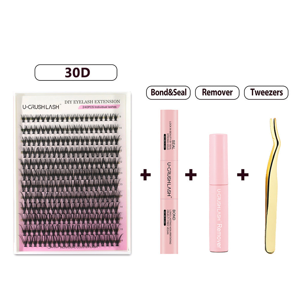 Set Of Thick Curly False Eyelashes