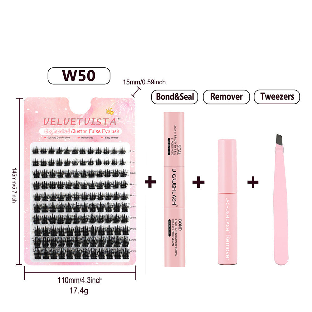 Set Of Thick Curly False Eyelashes