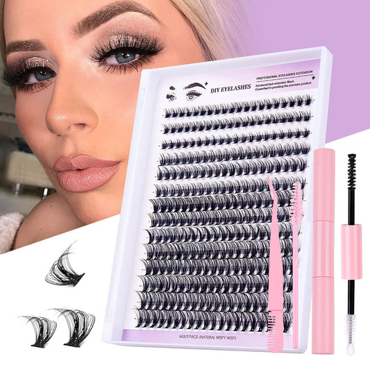 Segmented Natural Thick Individual False Eyelash False Eyelashes