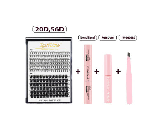 Set Of Thick Curly False Eyelashes