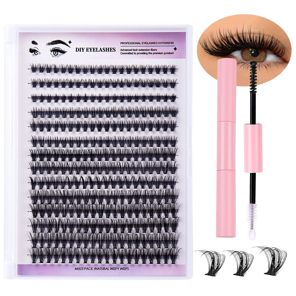 Segmented Natural Thick Individual False Eyelash False Eyelashes