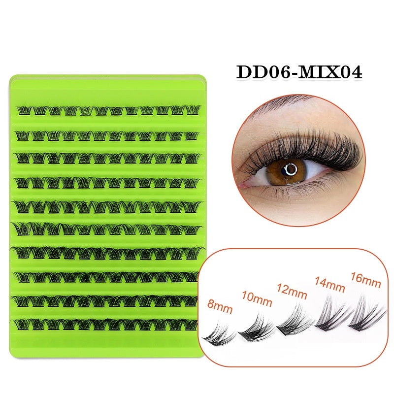 Segmented False Eyelashes 10 Rows Large Capacity Thick Eyelash