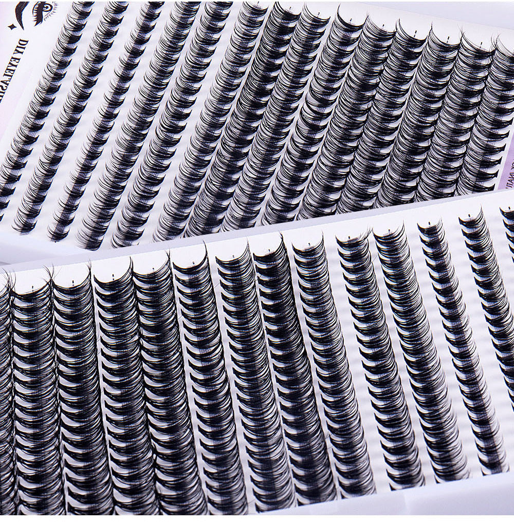 Segmented Natural Thick Individual False Eyelash False Eyelashes