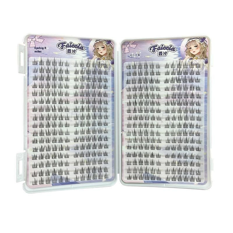 SUNFLOWER Eyelash Book Single Cluster Natural Fine Stem False Eyelashes