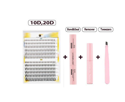 Set Of Thick Curly False Eyelashes