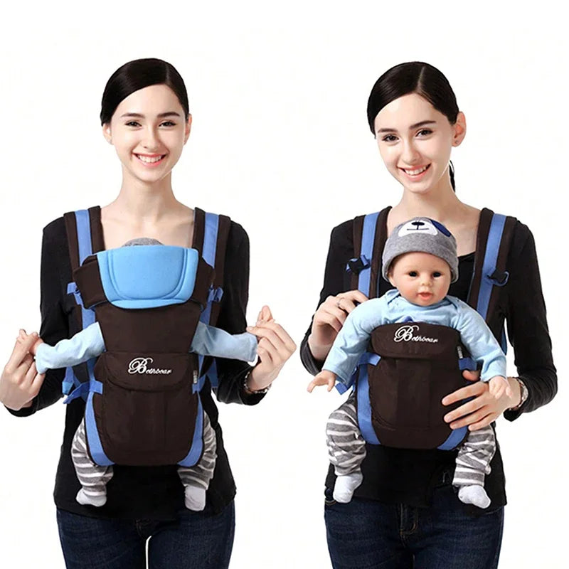 Beth Bear Baby Carrier Backpack Breathable Front Facing 4 in 1 Infant Comfortable Sling Backpack Pouch Wrap Baby Kangaroo New