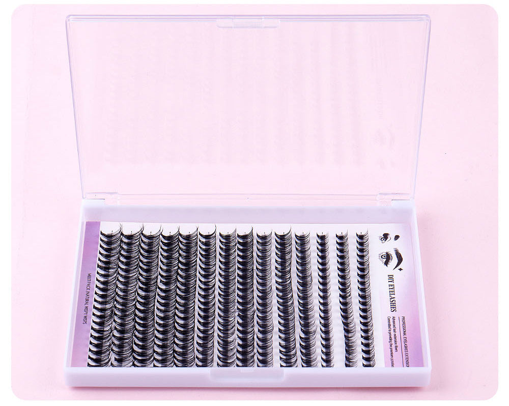 Segmented Natural Thick Individual False Eyelash False Eyelashes