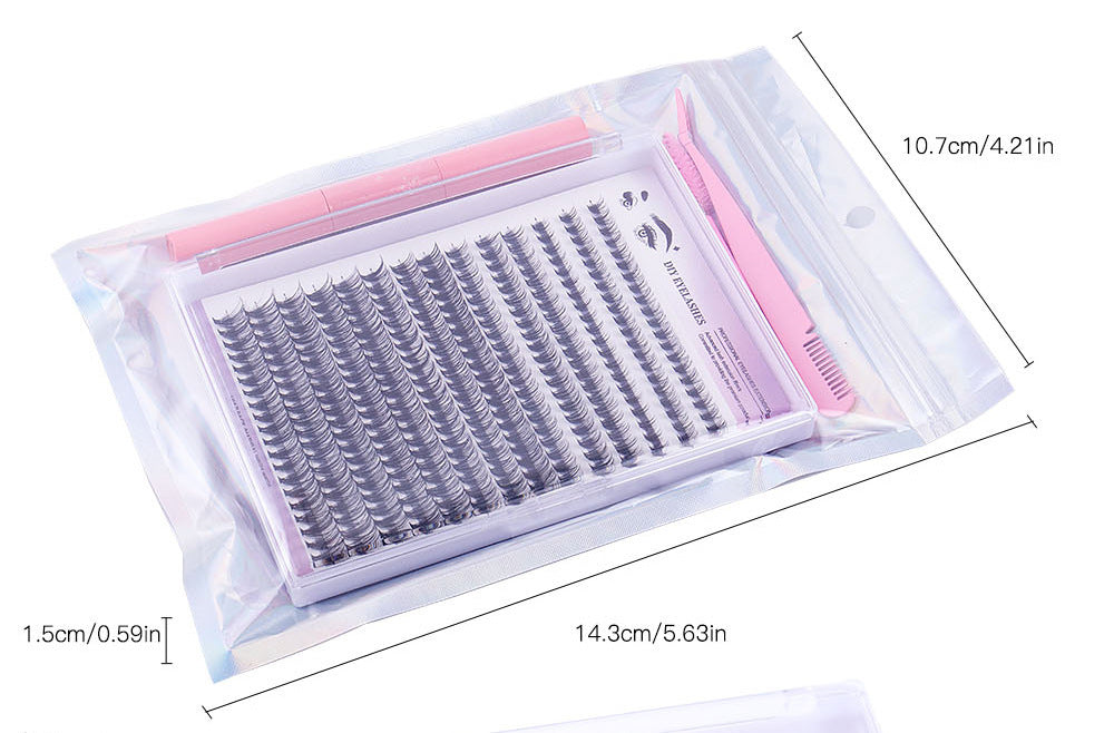 Segmented Natural Thick Individual False Eyelash False Eyelashes