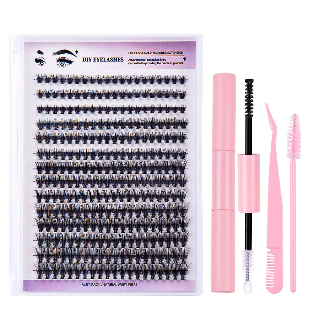 Segmented Natural Thick Individual False Eyelash False Eyelashes